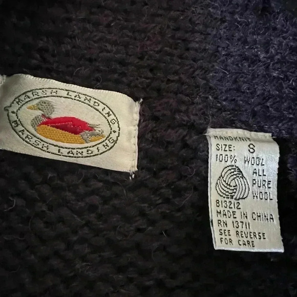 Marsh Landing Wool Cardigan S - Picture 9 of 9